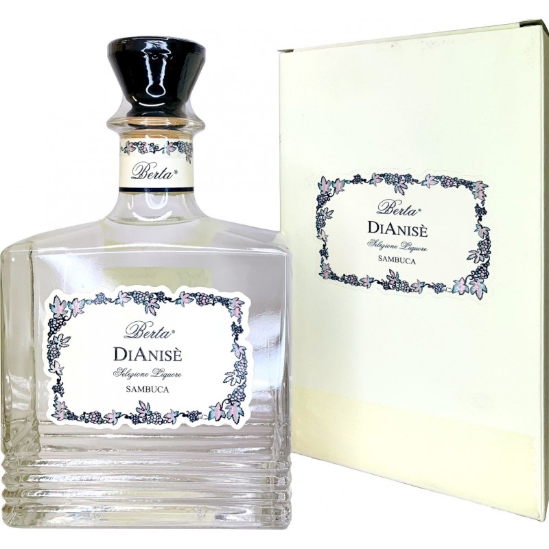 Sambuca DiAnise' Berta 70 cl selezione 40% astuccio in bottiglia di vetro a perdere VAP