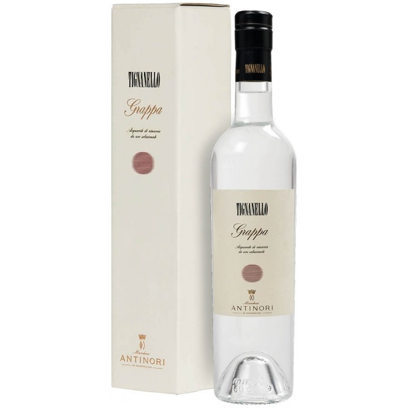 Grappa Antinori Tignanello 50 cl 42° giovane bianca con astuccio