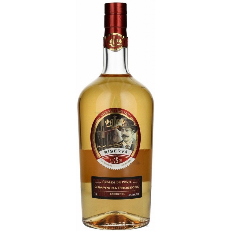Grappa Riserva Da Ponte Barricata 100 cl 40% 3 anni italiana