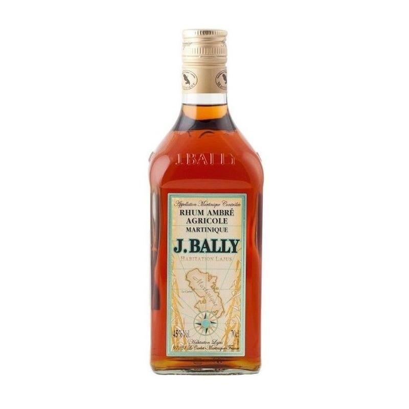 Rum J.Bally 70 cl, Rhum Ambré Agricole Martinique, 45%