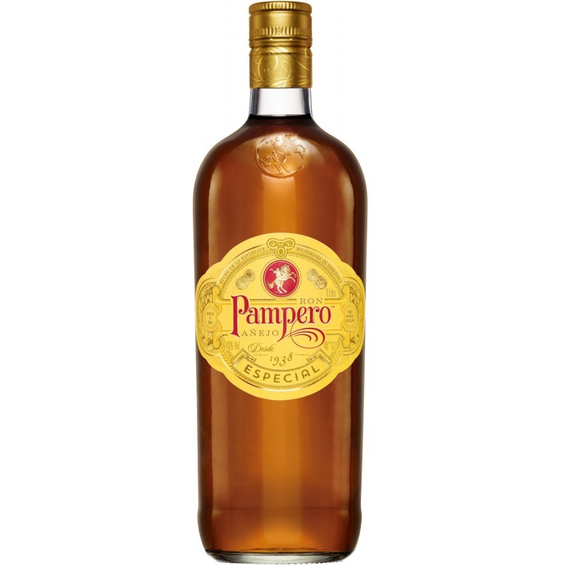 Rum Pampero scuro 1 lt Especial, ron dorado anejo, 40%