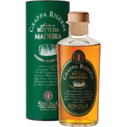 Grappa Sibona Botti Madeira 50 cl astuccio a cilindro
