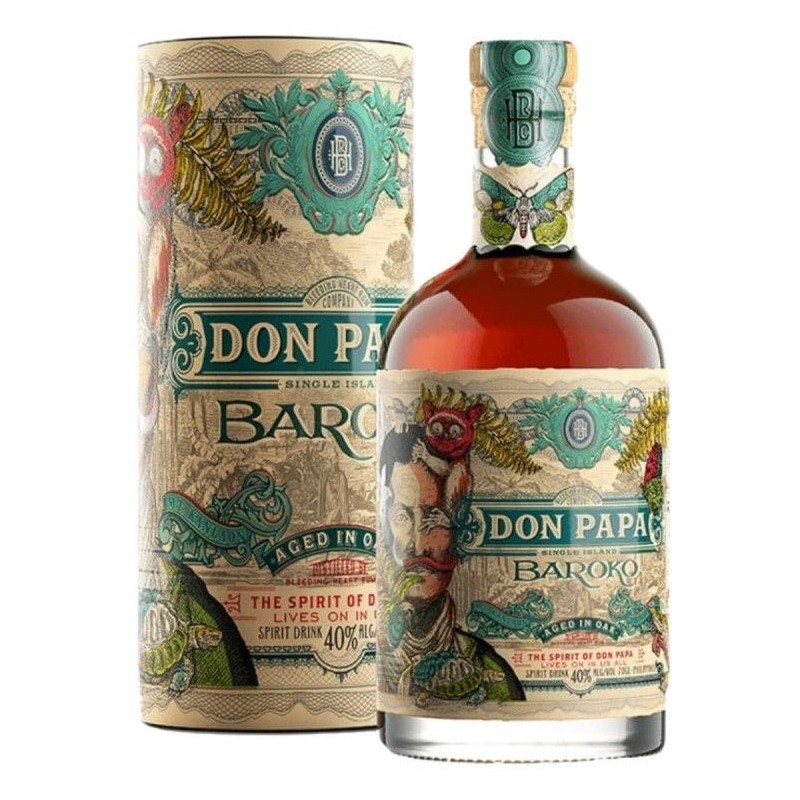 Rum Don Papa Baroko 70 cl 40% astuccio regalo