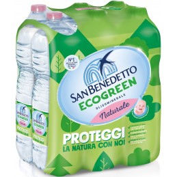 Acqua San Benedetto frizzante vuoto a rendere 1L x 12 - Birimport