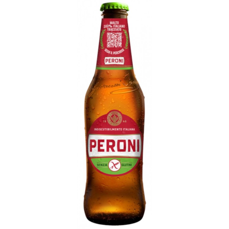 Birra Peroni senza glutine 33 cl, in bottiglietta di vetro