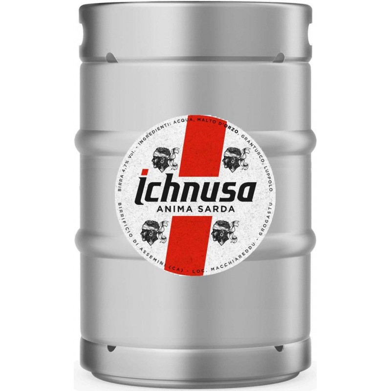 Fusto birra Ichnusa 30 lt, attacco a baionetta, VAR