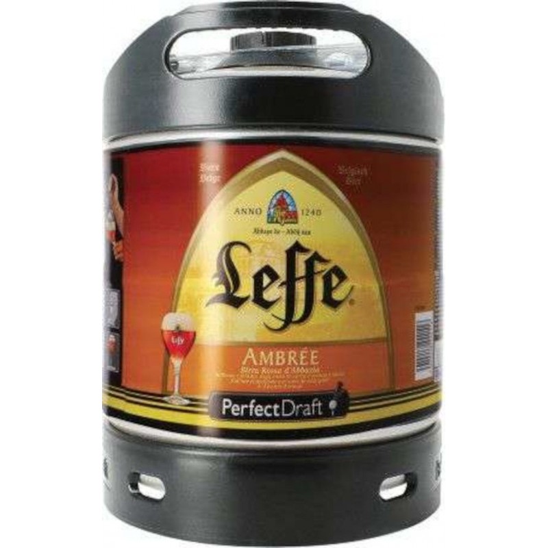 Fusto birra Perfect Draft Leffe 6 lt Ambree, ambrata, VAR