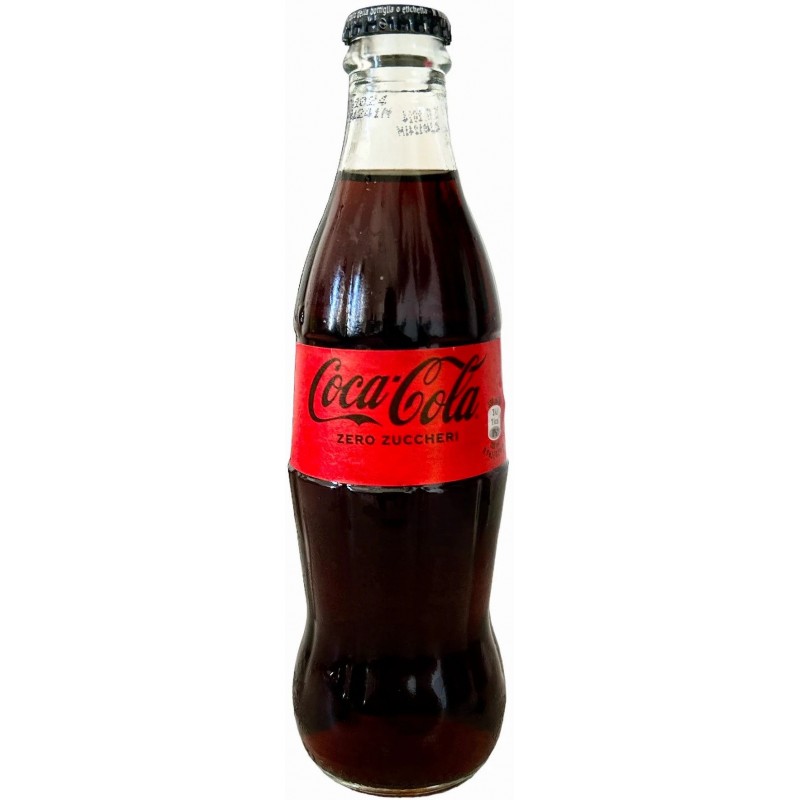Coca-Cola Zero Zuccheri 33 cl in bottiglietta di vetro a perdere VAP