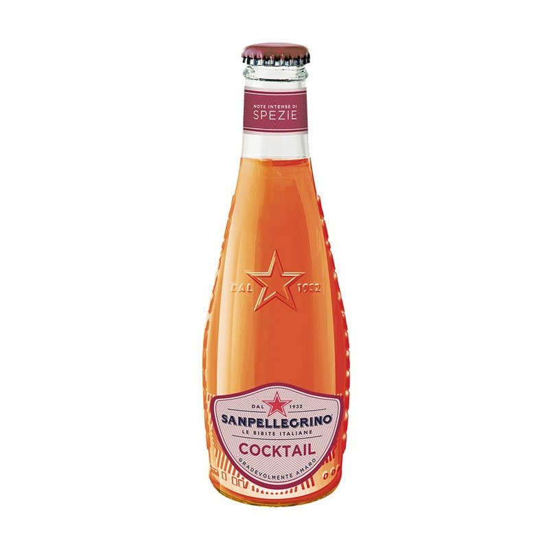 Cocktail Sanpellegrino rosso 20 cl in bottiglietta di vetro VAP