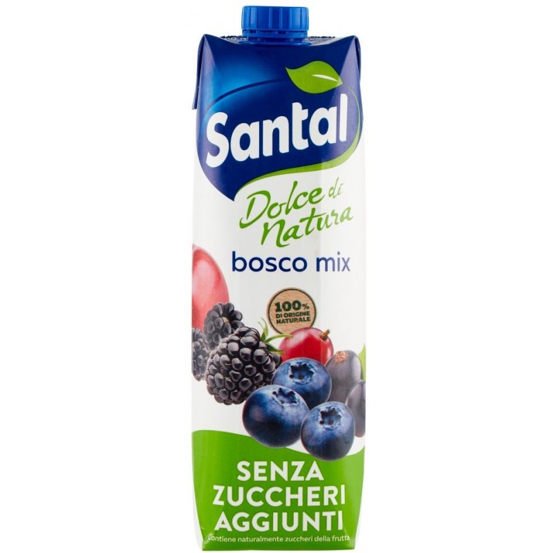 Succo di frutta Santàl Dolce di Natura Bosco Mix SENZA ZUCCHERI AGGIUNTI Brik 1 L Tetra Pak