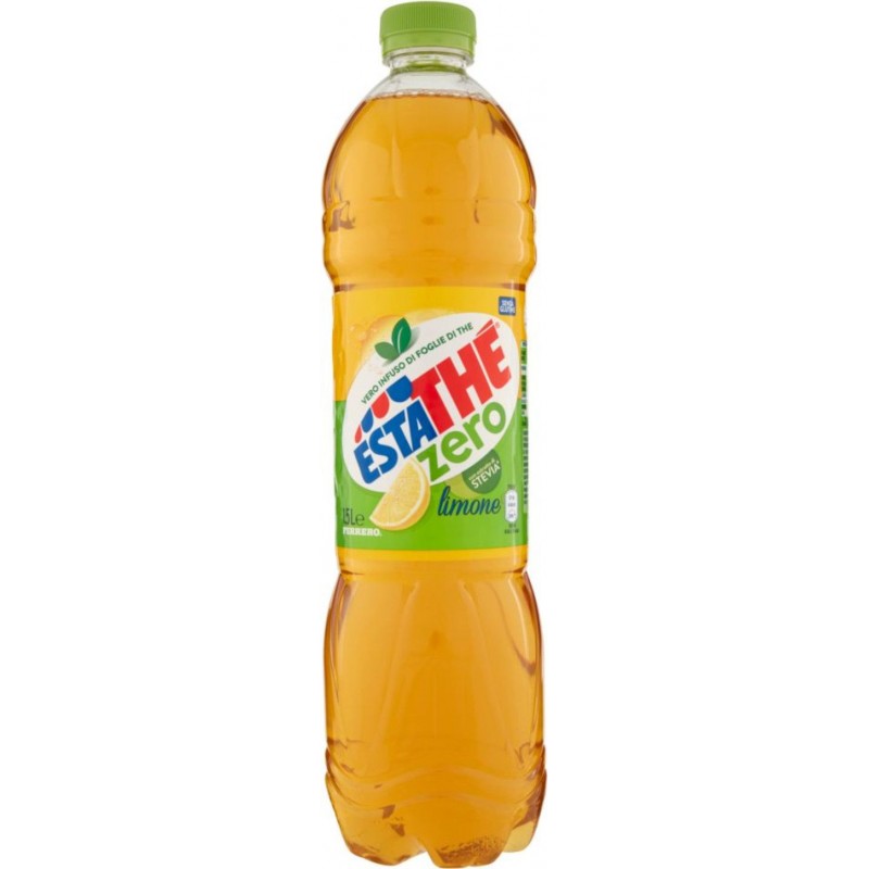Thè al limone Estathé Ferrero *ZERO* 1,5 L in bottiglia di plastica PET tè