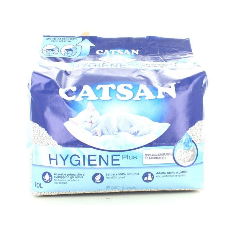 Lettiera Catsan 10 L Hygiene Plus