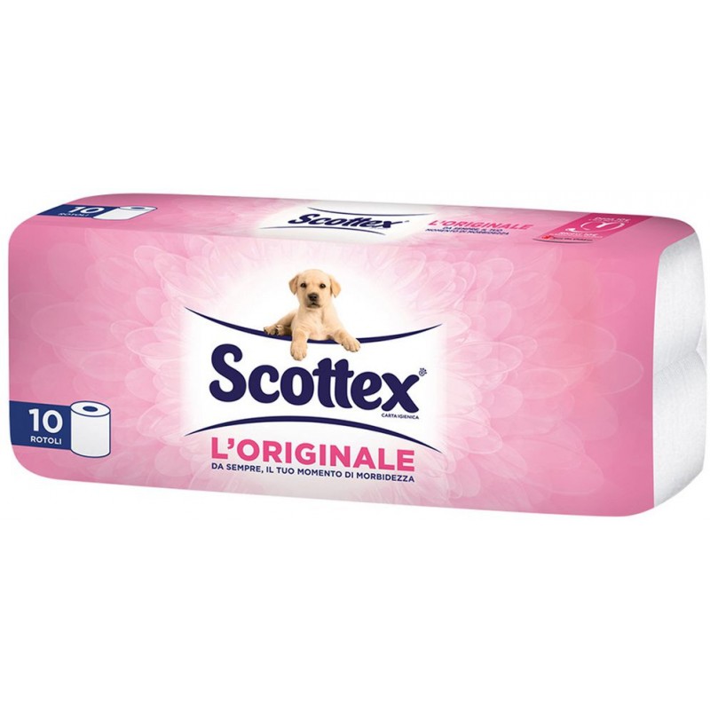 CARTA IGIENICA L'ORIGINALE 10 ROTOLI SCOTTEX - DupliClick