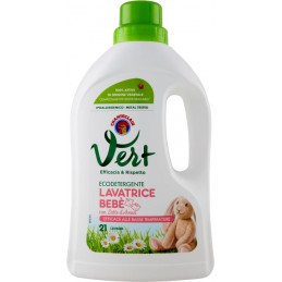 Detersivo lavatrice Chanteclair Vert Bebè 1071 ml 21 lavaggi ipoallergenico per neonati