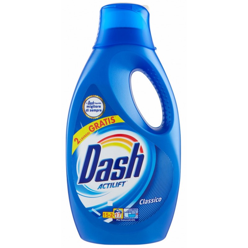 Detersivo lavatrice Dash Actilift Classico 935 ml 17 lavaggi