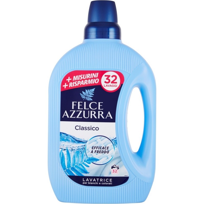 Detersivo lavatrice Felce Azzurra 1,595 L 32 lavaggi Classico