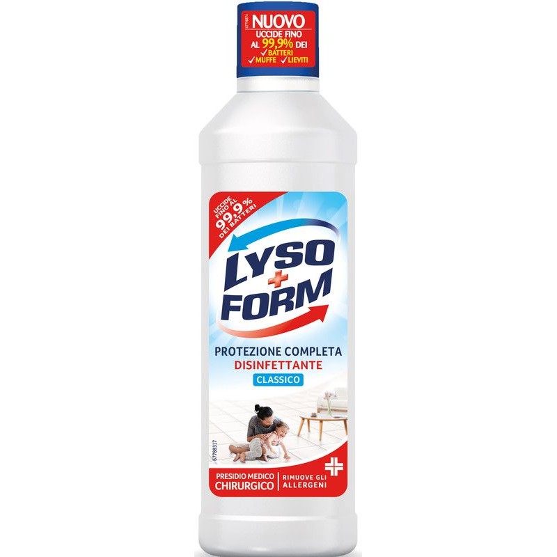 Disinfettante pavimenti Lysoform 900 ml classico protezione completa  rimuove gli allergeni