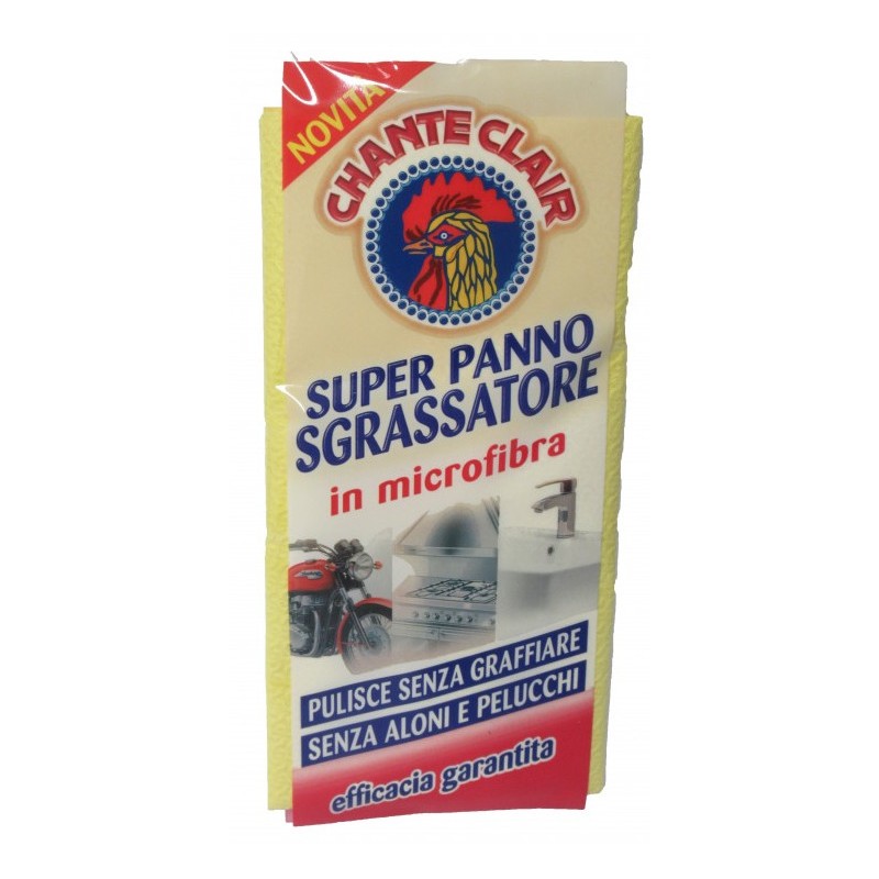 Panno microfibra Chanteclair 1 pz sgrassante no aloni
