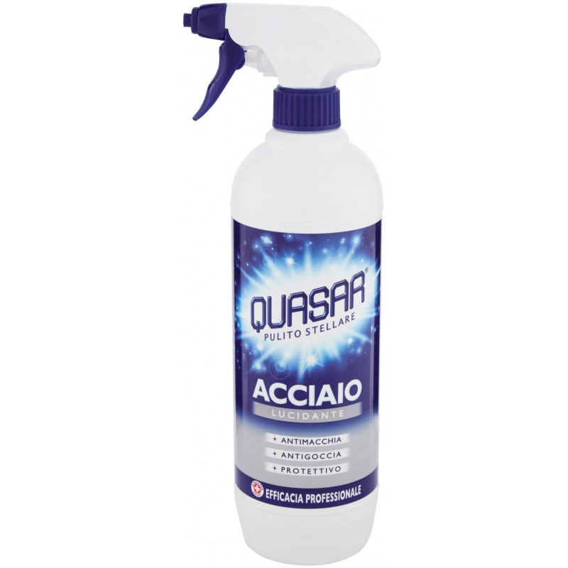 Quasar acciaio 580 ml spray