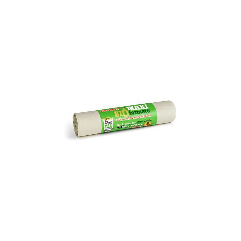 Sacchi umido giganti Virosac 70x110 5 pz biodegradabili e compostabili HoReCa