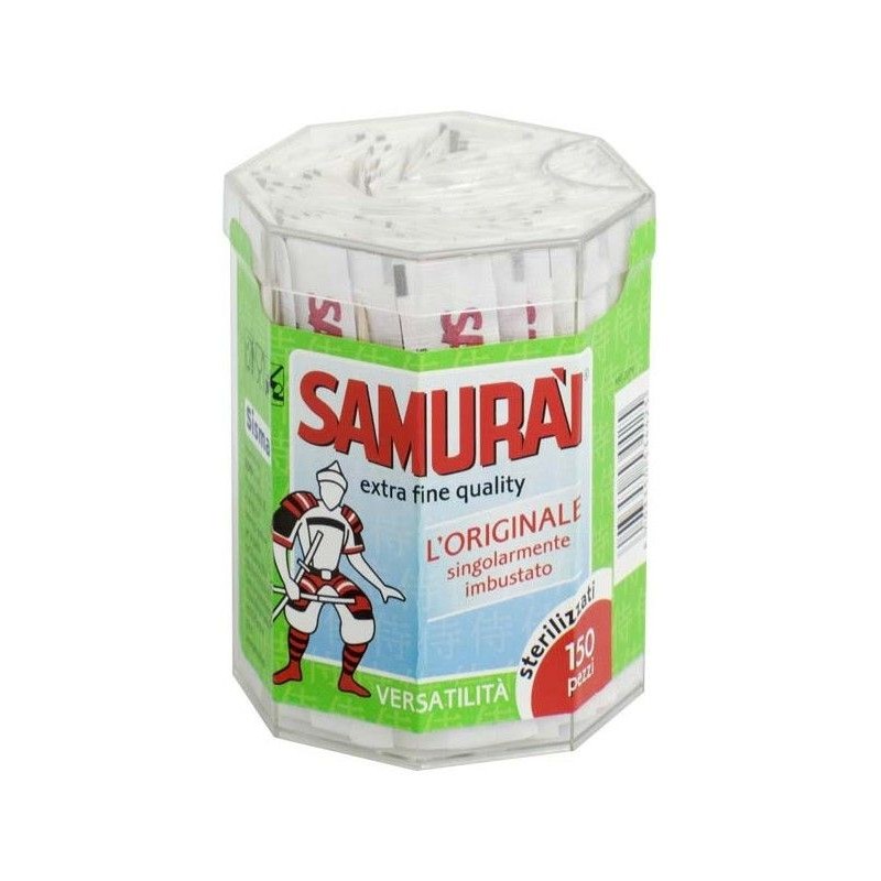 Stuzzicadenti Samurai 150 pz incartati singolarmente con dispenser