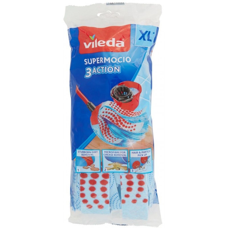 Mocio pavimenti Vileda Super 3 action