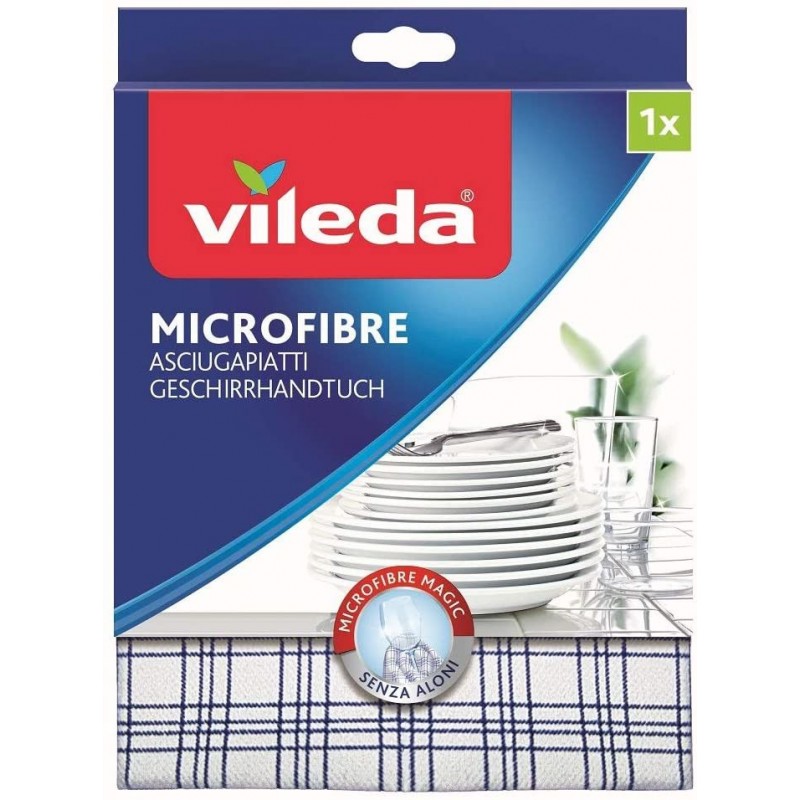 Panno asciugapiatti Vileda 55x40 in microfibra