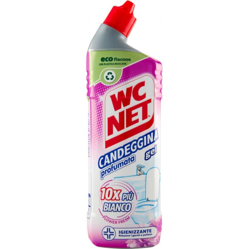 Detersivo WC Net candeggina profumata gel 700 ml flower fresh