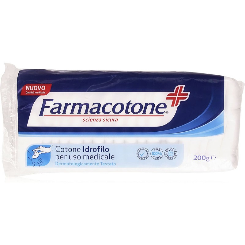 Cotone idrofilo Farmacotone 200 g per uso medicale