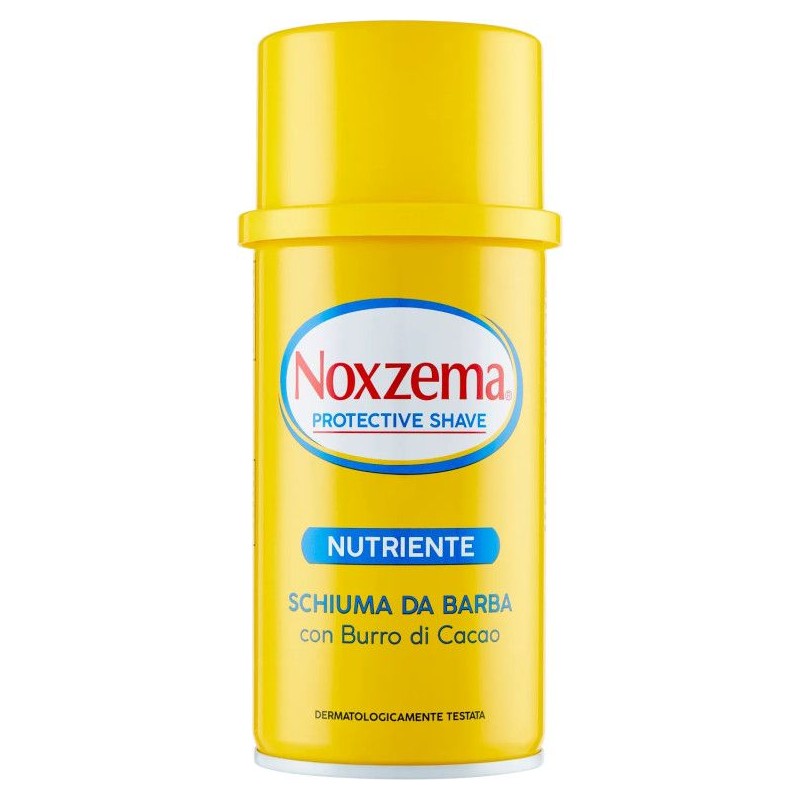 Schiuma da barba Noxzema 300 ml balsamica, al burro di cocco, gialla