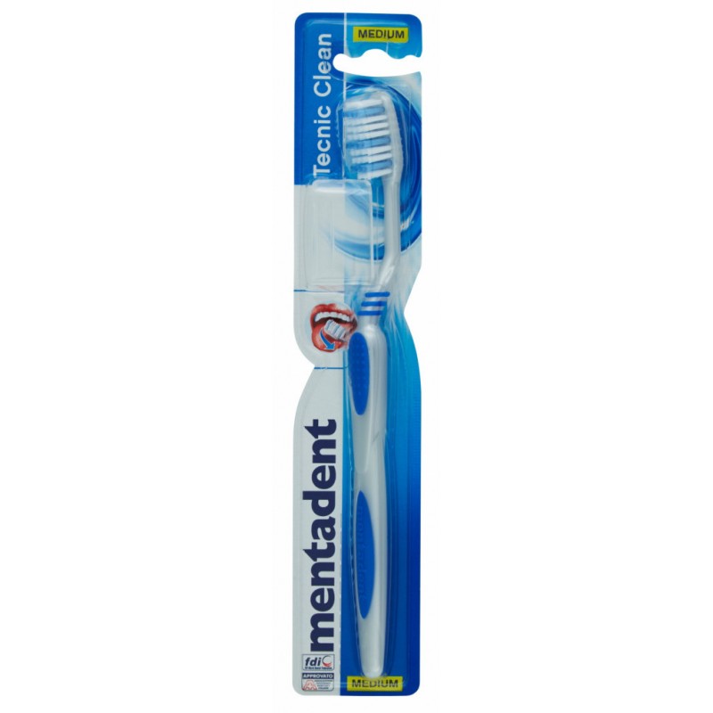 Spazzolino Mentadent Tecnic Clean medio, vari colori