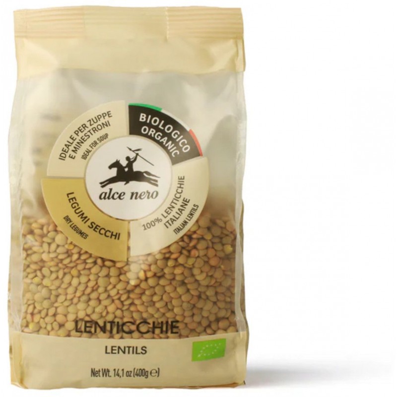 Alce Nero Lenticchie secche biologiche 400 g busta