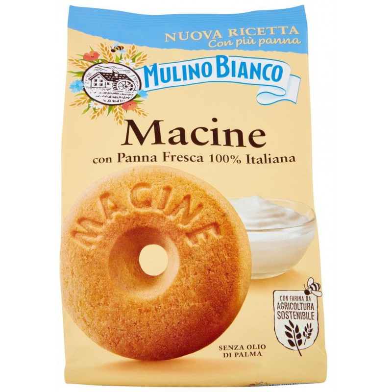 Biscotti Mulino Bianco Macine 800 g con panna fresca