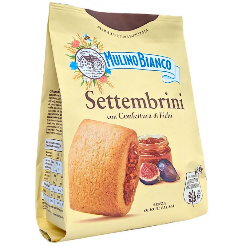 Biscotti pasticceria Mulino Bianco Settembrini 300 g con confettura di fichi