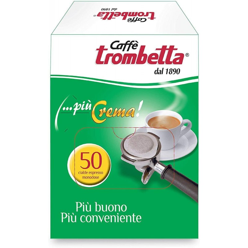 Caffè in cialde Trombetta piu' crema pz.50