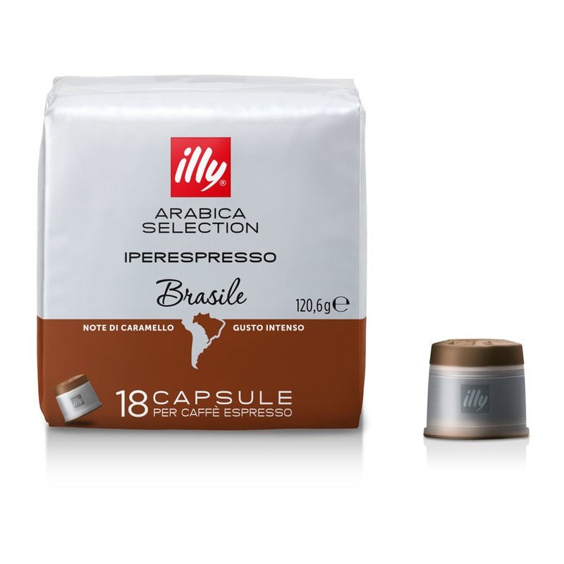 Caffè in capsule per illy Iperespresso Brazil 18 pz