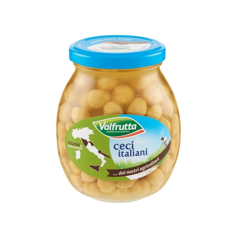 Ceci Valfrutta italiani 360 g vetro