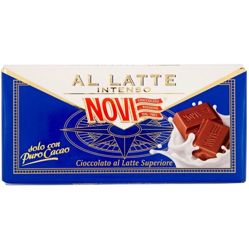 Cioccolata Novi 100 g latte intenso