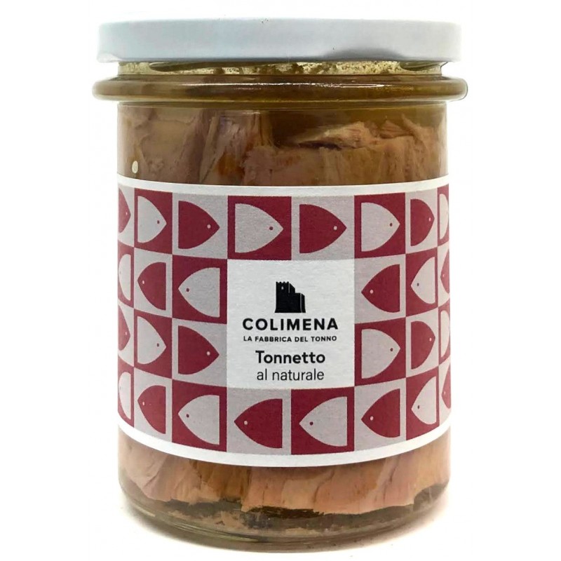 Tonnetto alletterato Colimena 180 g al naturale, in vetro