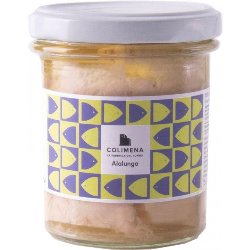 Tonno Alalunga Colimena 320 g a filetti, in olio d'oliva, in vetro