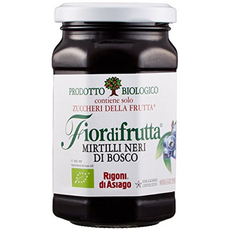 Fiordifrutta Mirtili neri di bosco bio Rigoni di Asiago 250 g