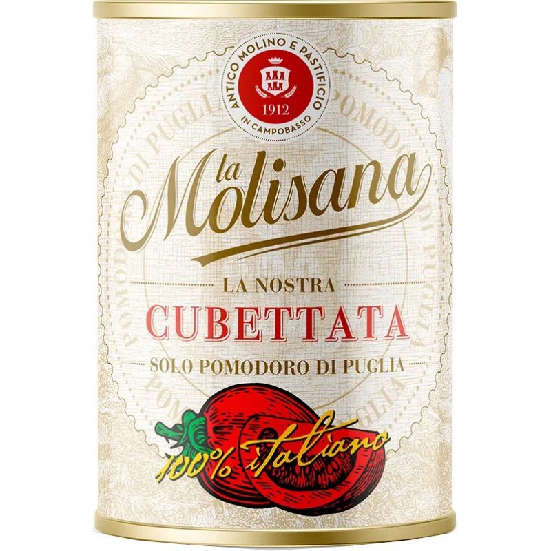 Cubettata La Molisana 400 g 100% italiano in latta
