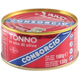 TONNO CONSORCIO GR.180 OLIO...