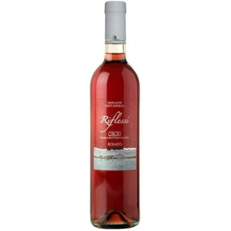 Vino rosato Sant'Andrea Riflessi 75 cl Circeo DOC uvaggio Merlot