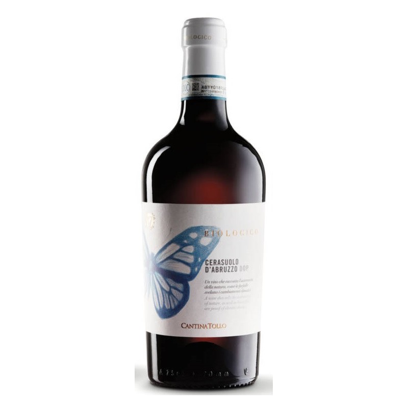 Vino rosato Cerasuolo D'Abruzzo Tollo 75 cl DOP biologico