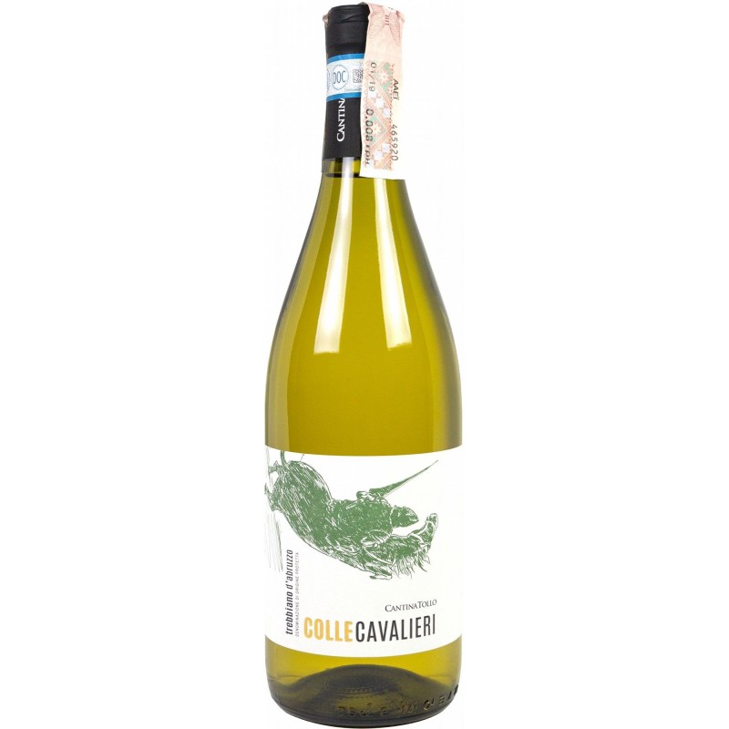 Vino bianco Trebbiano D'Abruzzo DOP Tollo 75 cl Colle Cavalieri