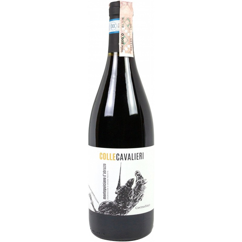 Vino rosso Montepulciano D'Abruzzo DOP Tollo 75 cl Colle Cavalieri