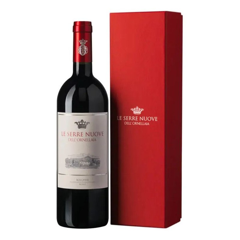 Vino Ornellaia Le Serre Nuove 2022 75 cl rosso Bolgheri Toscana 14,5% Cofanetto Regalo