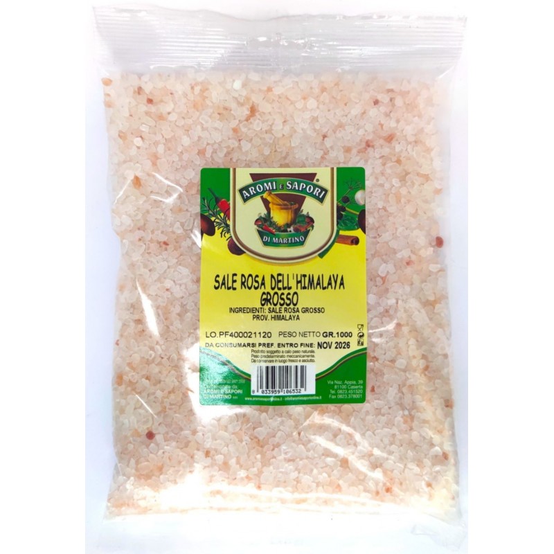 Sale rosa dell'Hymalaia grosso Aromi e Sapori 1 kg