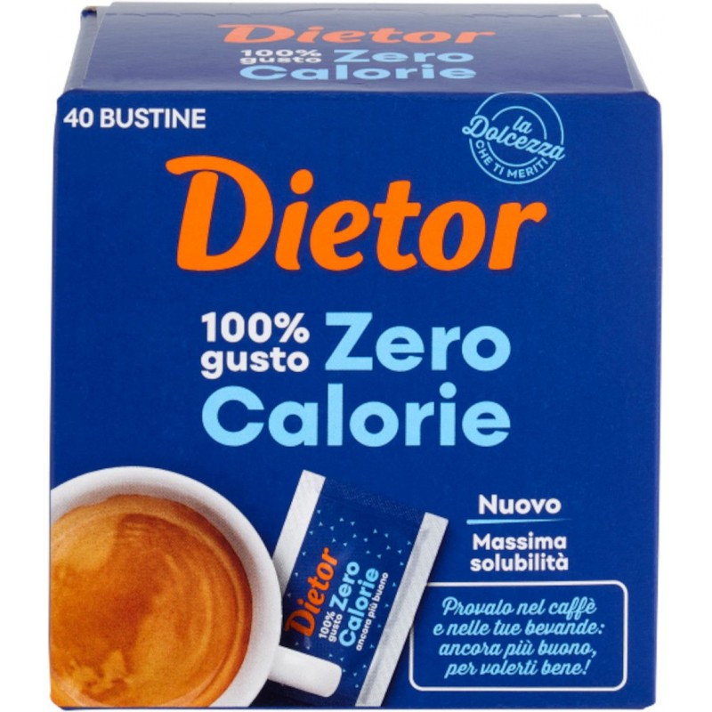 Dolcificante Dietor 40 bustine, 32 g